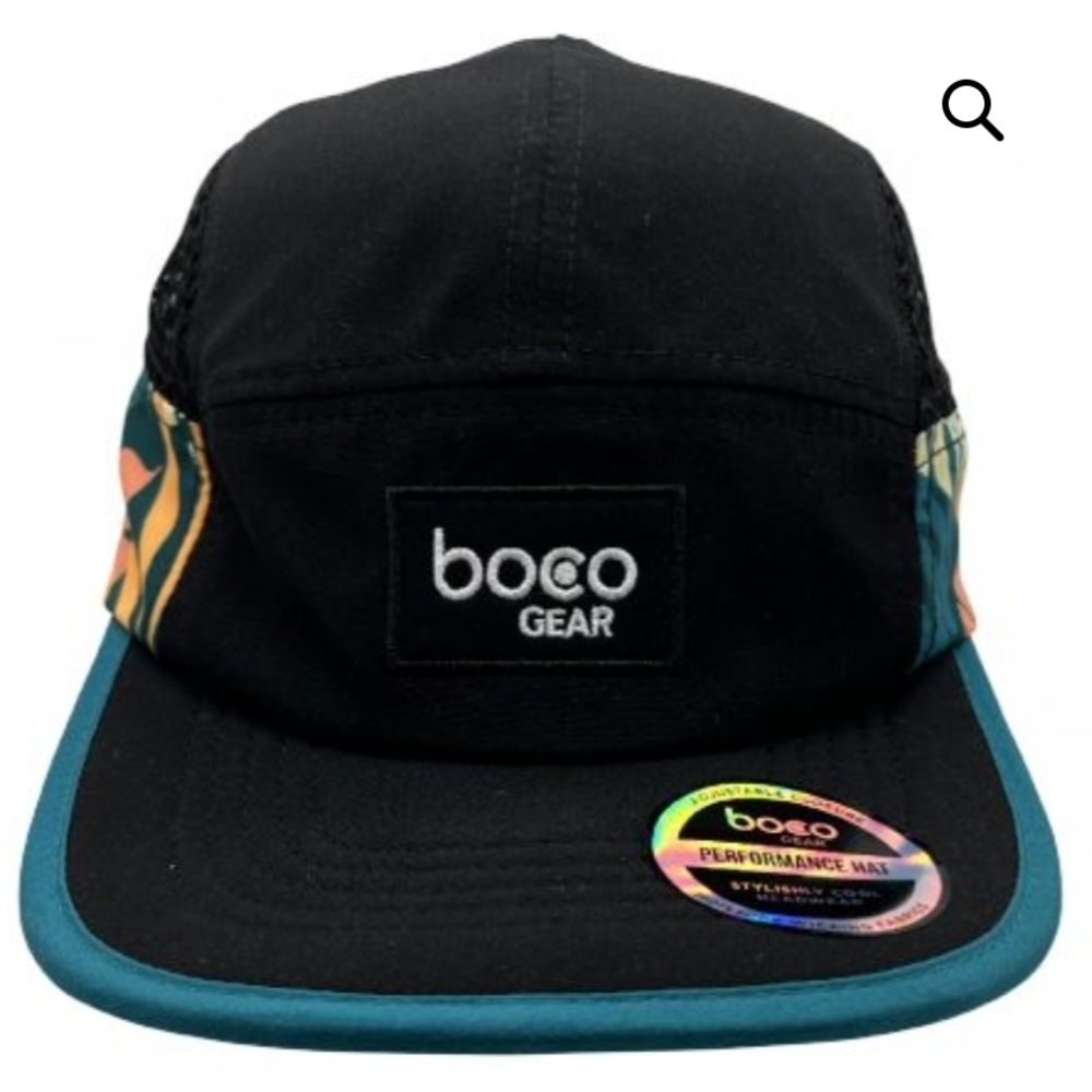 BOCO Gear Black and Teal Performance Hat